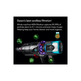 Dyson Gen5Detect- Cordless Stick Vacuum Cleaner - 70 Minutes Run Time - Purple - 6